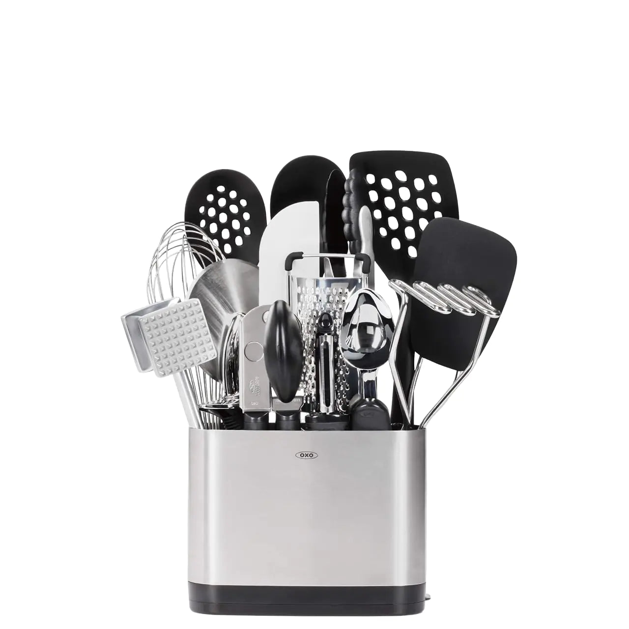 OXO Good Grips 15-Piece Everyday Kitchen Utensil Set Silver