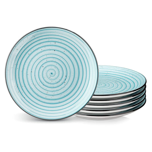vancasso Bonbon Ceramic Salad Plates 6-Pack