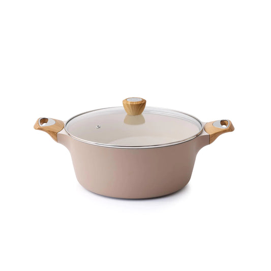 SENSARTE 4.5Qt Nonstick Ceramic Stock Pot with Lid