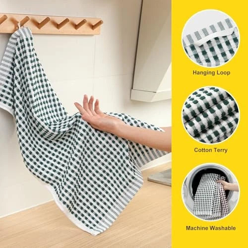 SALAS Multicolor Cotton Dish Towels 6-Pack