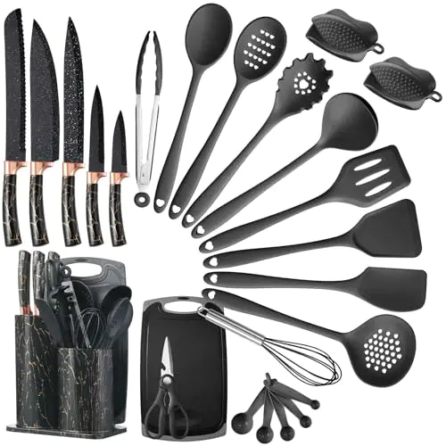 Elite 25-Piece Silicone Kitchen Ensemble