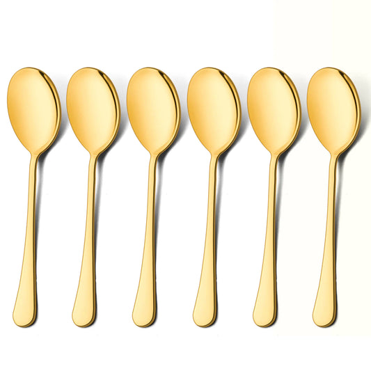Gold Luxe Buffet Spoons 6-Pack