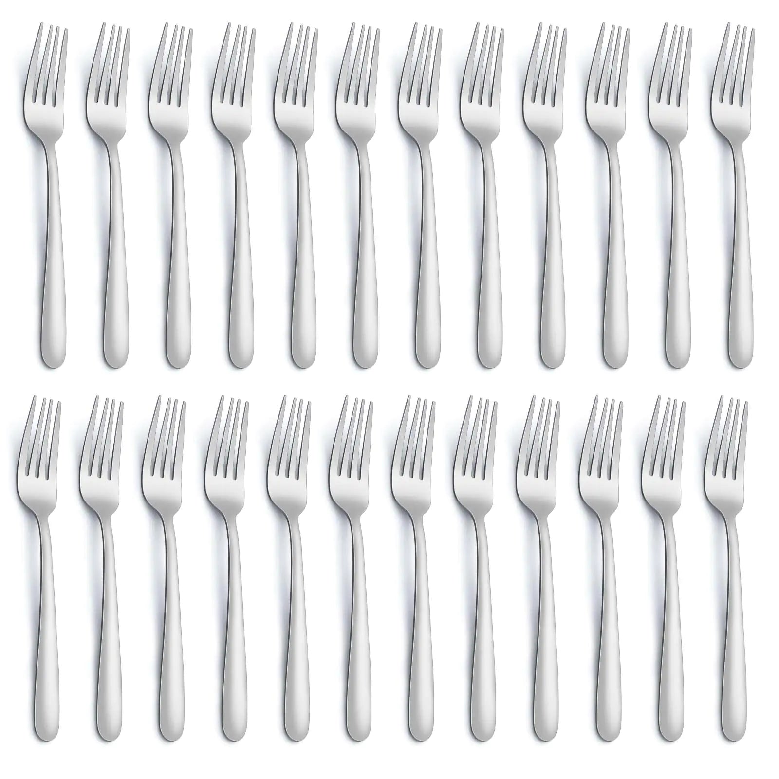 Elegance 24-Piece Stainless Dinner Forks