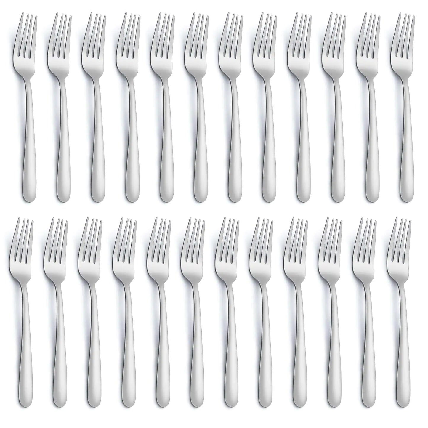 Elegance 24-Piece Stainless Dinner Forks