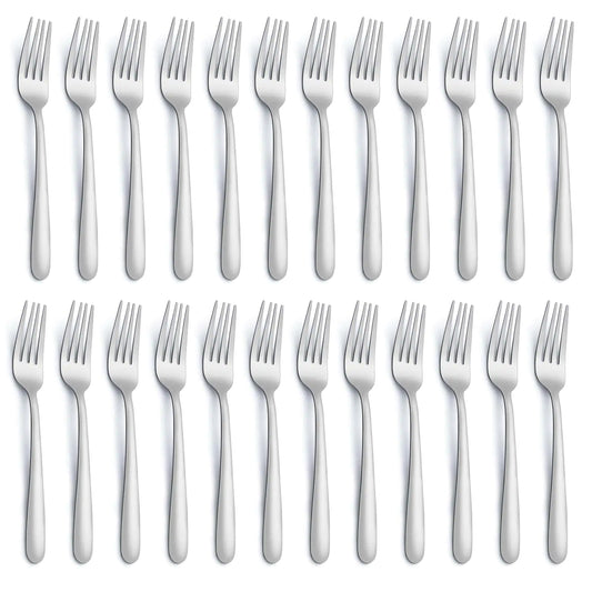 Elegance 24-Piece Stainless Dinner Forks